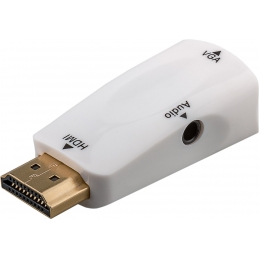 Adapter HDMI muški - VGA ženski + 3.5