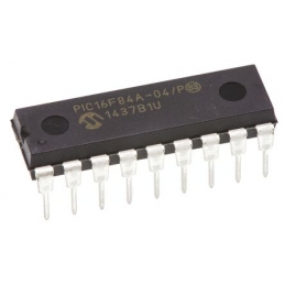 IC procesor PIC16F84A-04/P