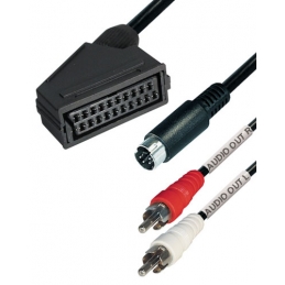 Kabel SCART - SVHS + CINCH 2