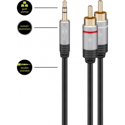 MP3 priključak na RCA audio adapterski kabel, 1.5 m